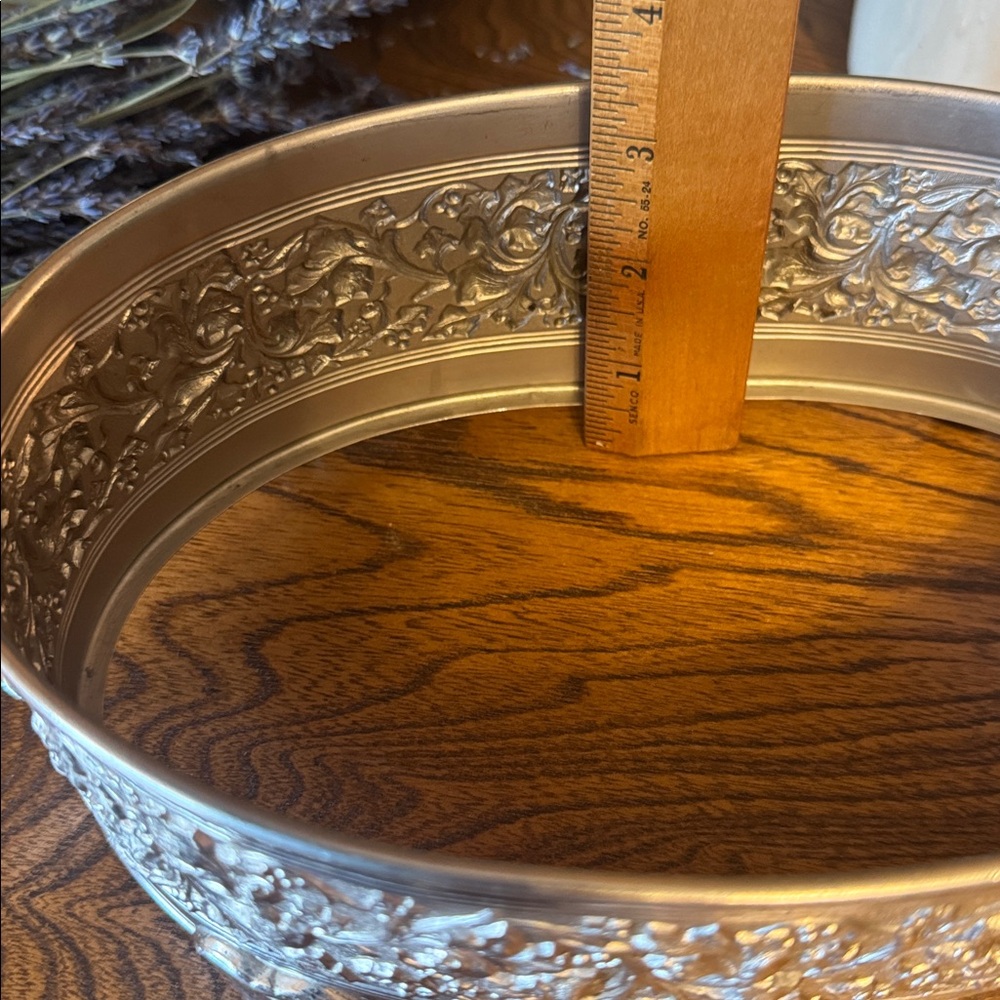 Elegant Ornate Serving Dish Bowl for glass casserole dishes or repurposing - Picture 9 of 9